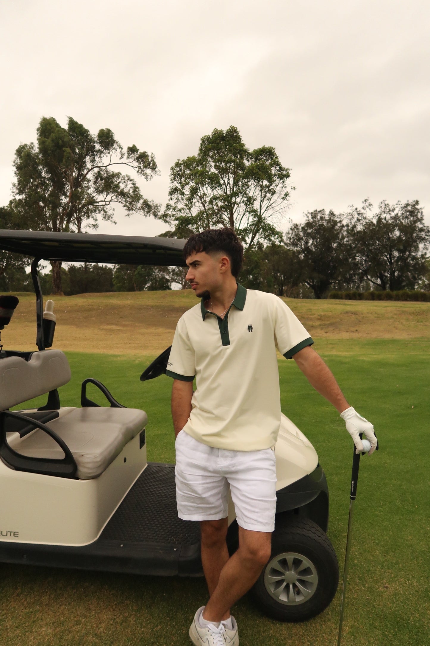 Original Polo Collection Dark Green & Off White